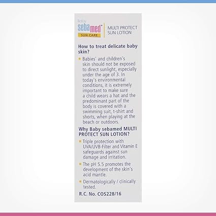 SEBAMED SUNLOTION SPF 50 200 ML