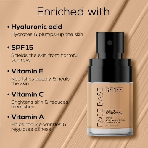 RENEE FACE BASE SERUM FOUNDATION 03 ICONIC - 25ML