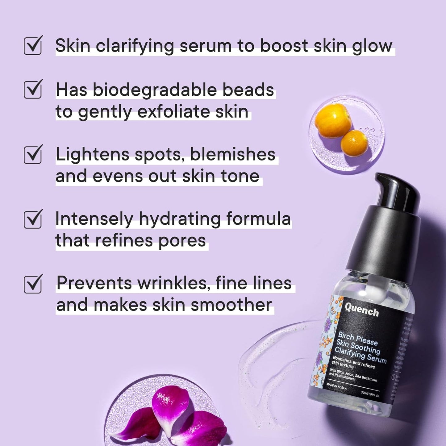 QUENCH BRICH SOOTHING CLARIFYING SERUM 30ML