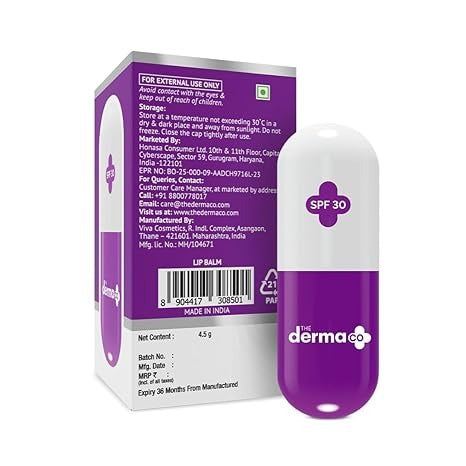 THE DERMA CO 1% KOJIC ACID LIP BALM 4G