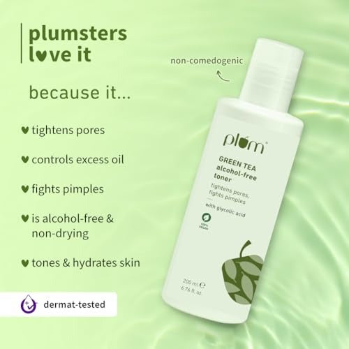 PLUM ALCOHOL-FREE TONER GREEN TEA - 200ML