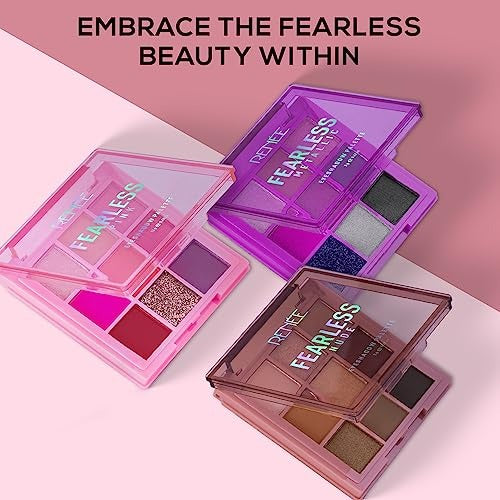 RENEE FEARLESS EYE SHADOW PALLETTE PINK- 12 GM