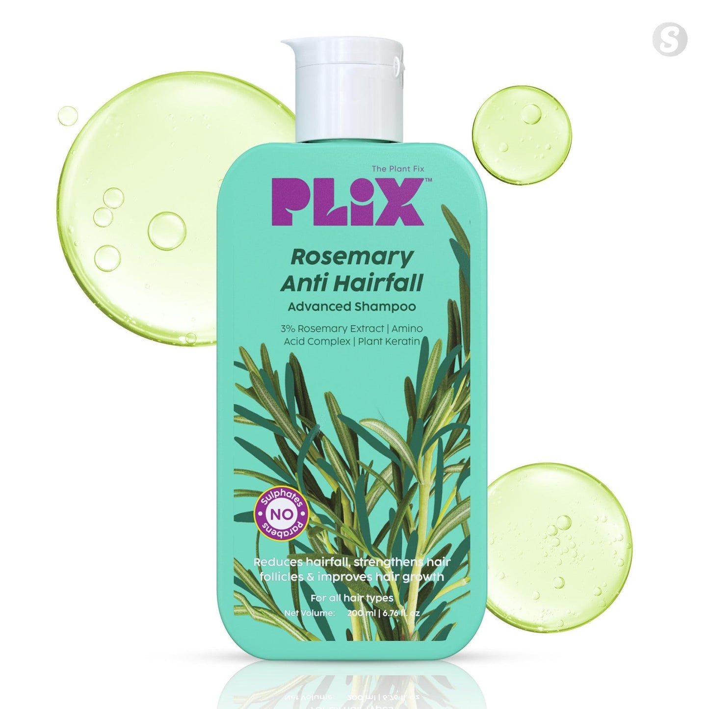 PLIX ROSEMARY ANTI HAIR FALL ADVANCED SHAMPOO 200ML