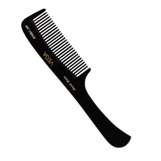 VEGA EXPERT HANDCRAFTED BLACK COMB HMBC203 HAIR COMB