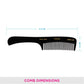 VEGA EXPERT HANDCRAFTED BLACK COMB HMBC203 HAIR COMB