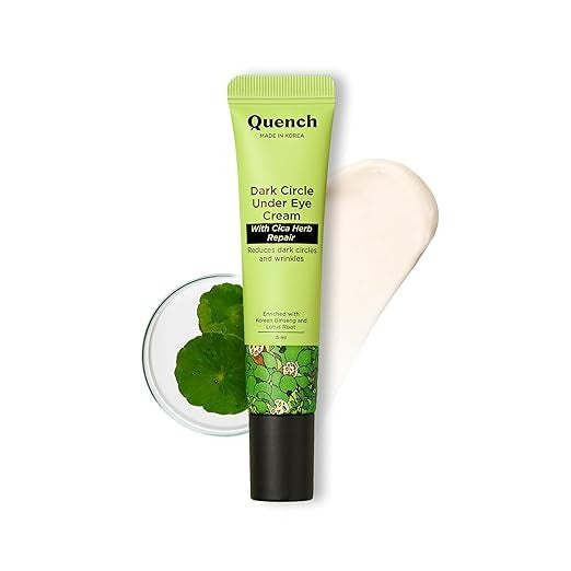 QUENCH DARK CIRCLE UNDER  EYE CREAM WITH CICA HERB REPAIR.15ML
