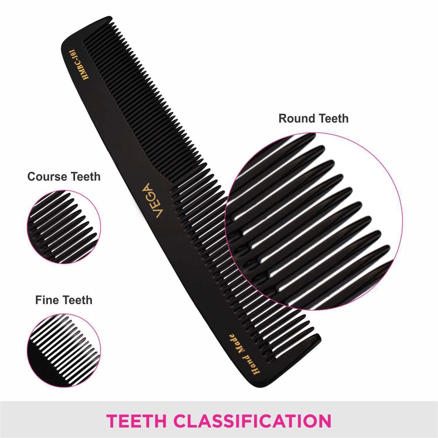 VEGA HMBC101 GRATUATED BLACK COMB