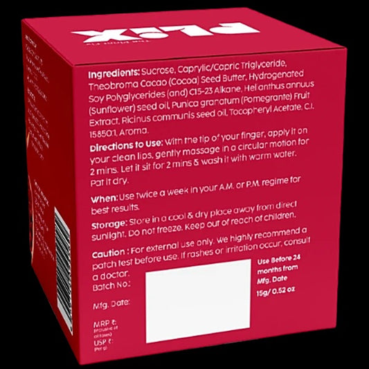PLIX POMEGRANATE LIP EXFOLIATING SCRUB-15 GM