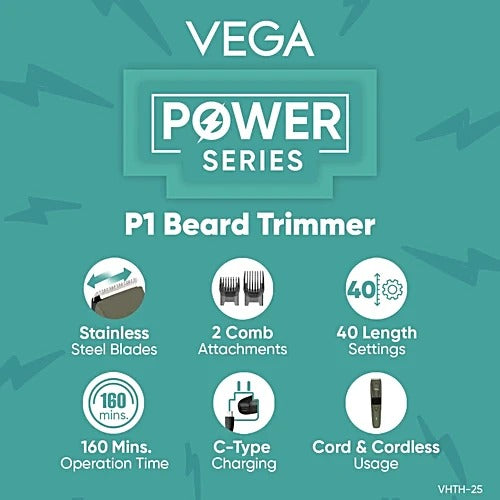 VEGA BEARD TRIMMER VHTH-25