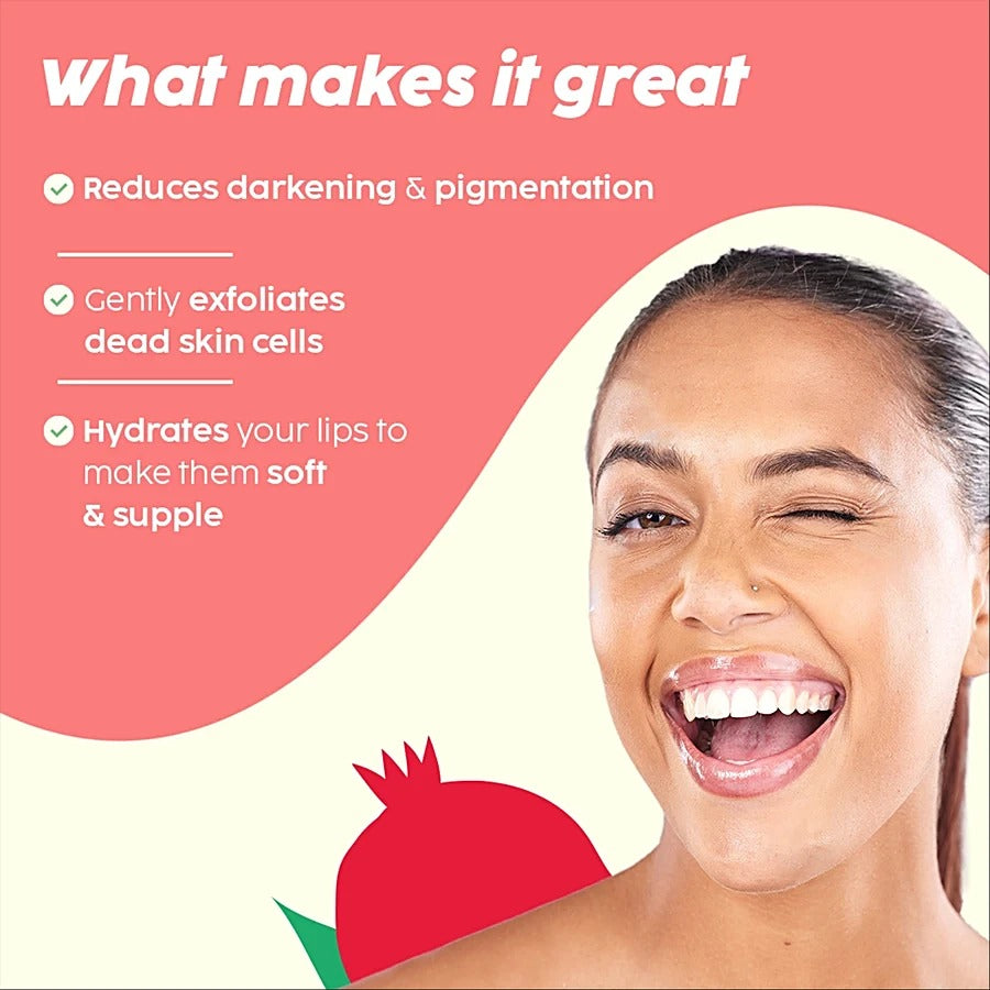 PLIX POMEGRANATE LIP EXFOLIATING SCRUB-15 GM