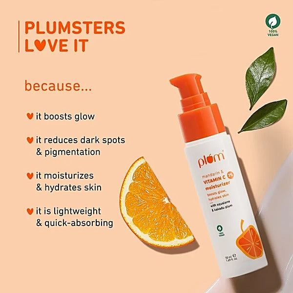 PLUM MOISTURIZER MANDARIN & VITAMIN C 3% - 50ML