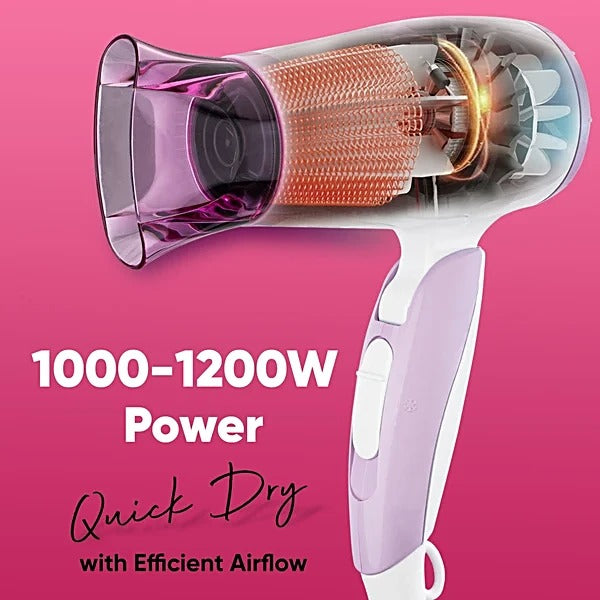 VEGA BLOOMIMG AIR 1000W HAIR DRYER BLOW DRYING ON THE GO VHDH-05