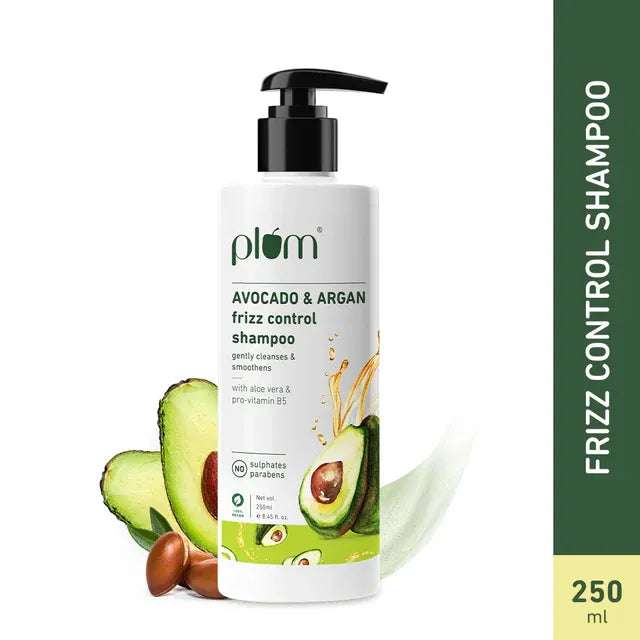 PLUM FRIZZ CONTROL SHAMPOO AVACADO & ARGAN- 250ML