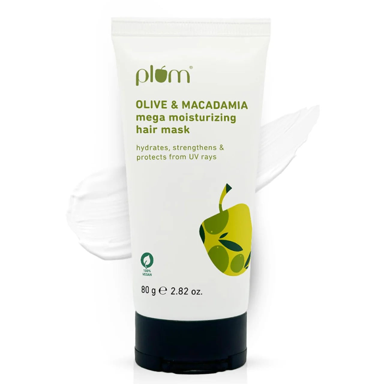 PLUM OLIVE & MACADAMIA MEGA MOISTURIZING HAIR MASK- 80 GM