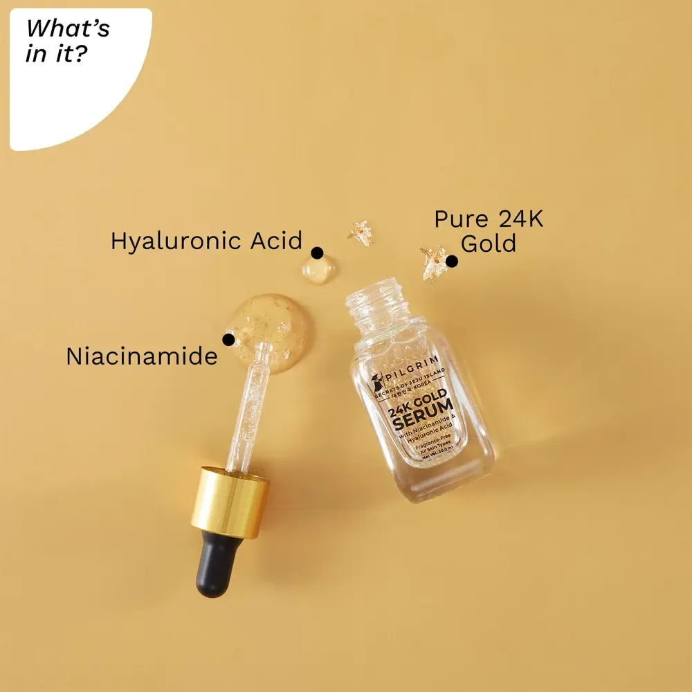 PILGRIM 24K GOLD FACIAL KIT 30ML