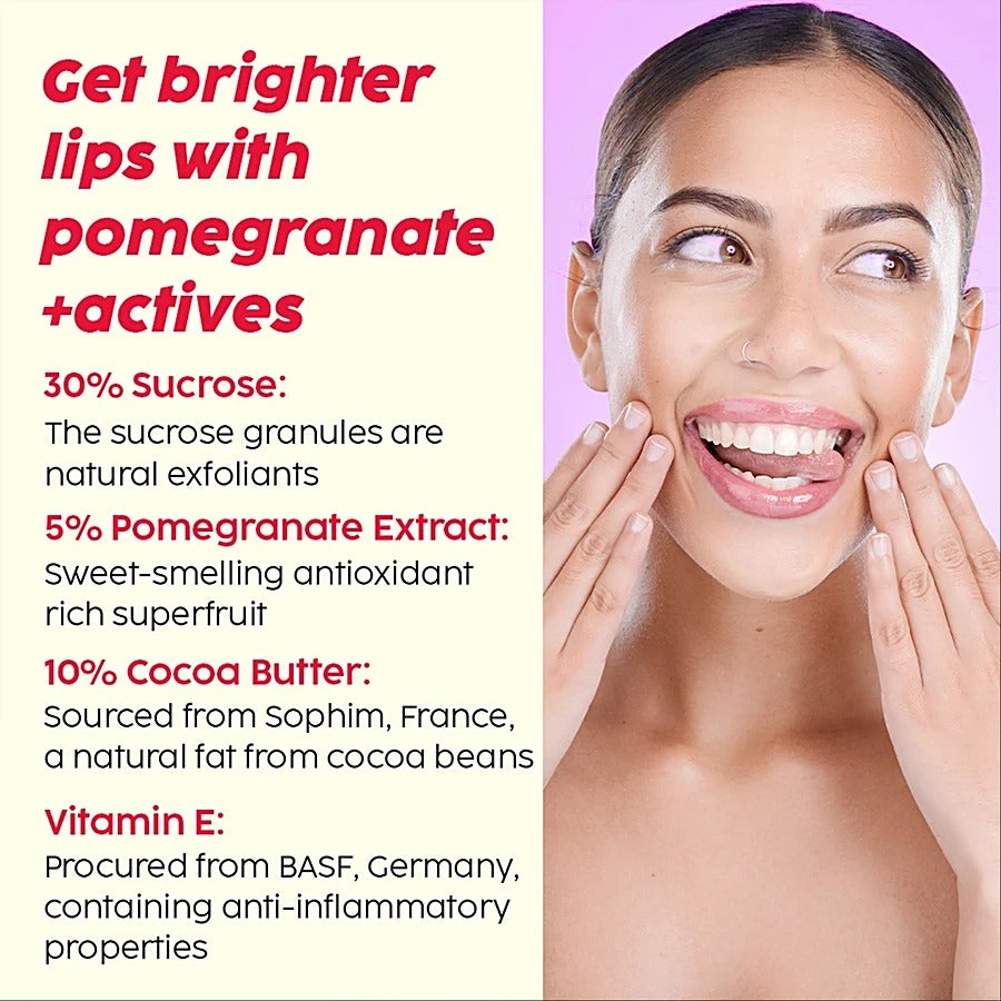 PLIX POMEGRANATE LIP EXFOLIATING SCRUB-15 GM