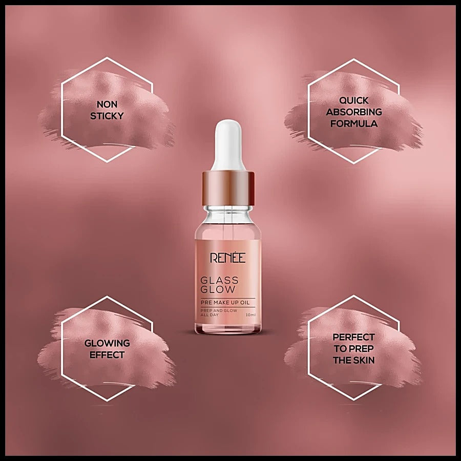 RENEE GLASS GLOW PRE MAKE UP OIL- 10 ML