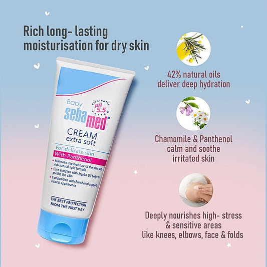 SEBAMED BABY CREAM EXTRASOFT 50ML