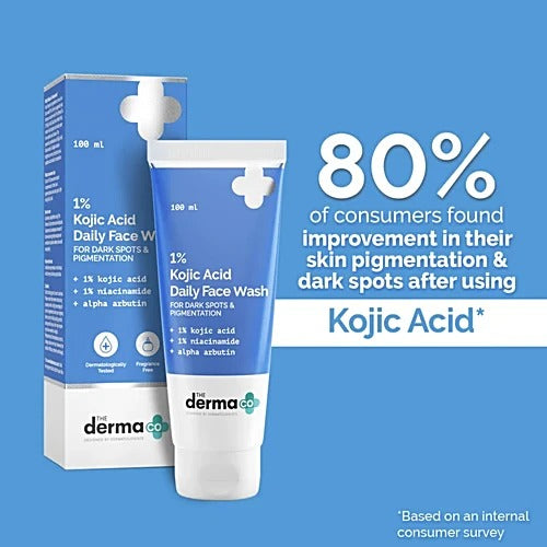 THE DERM CO FACE WASH 1% KOJIC ACID -100ML