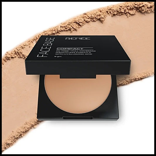 RENEE FACE BASE COMPACT CASHEW BEIGE- 9 GM