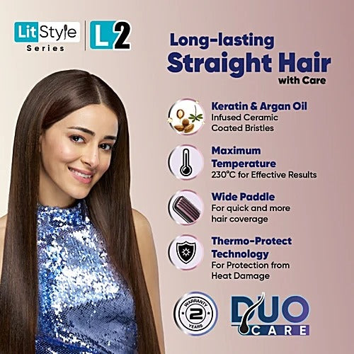 VEGA HAIRSTRAIGHTENER BRUSH VHSB 07