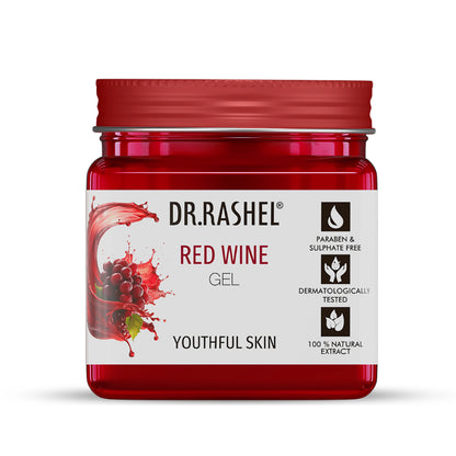 DR RASHEL FACE & BODY GEL RED WINE 380ML
