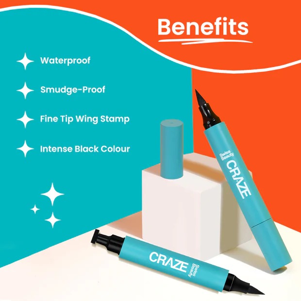 SWISS BEAUTY CRAZE EYELINER 2.8 ML