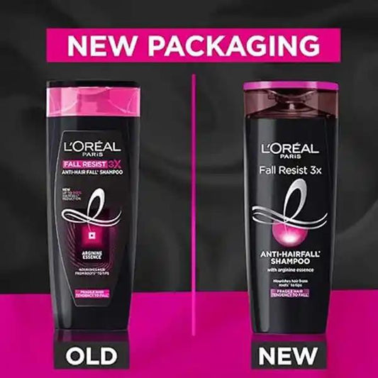 LOREAL PARIS FALL RESIST 3X ANTI HAIR FALL SHAMPOO ARGININE ESSENCE 396 ML