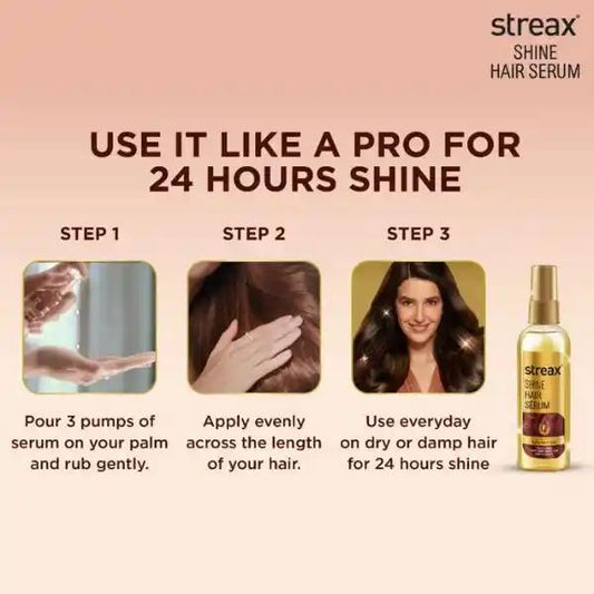 STREAX SHINE HAIR SERUM WITH WALNUT OIL 75ML