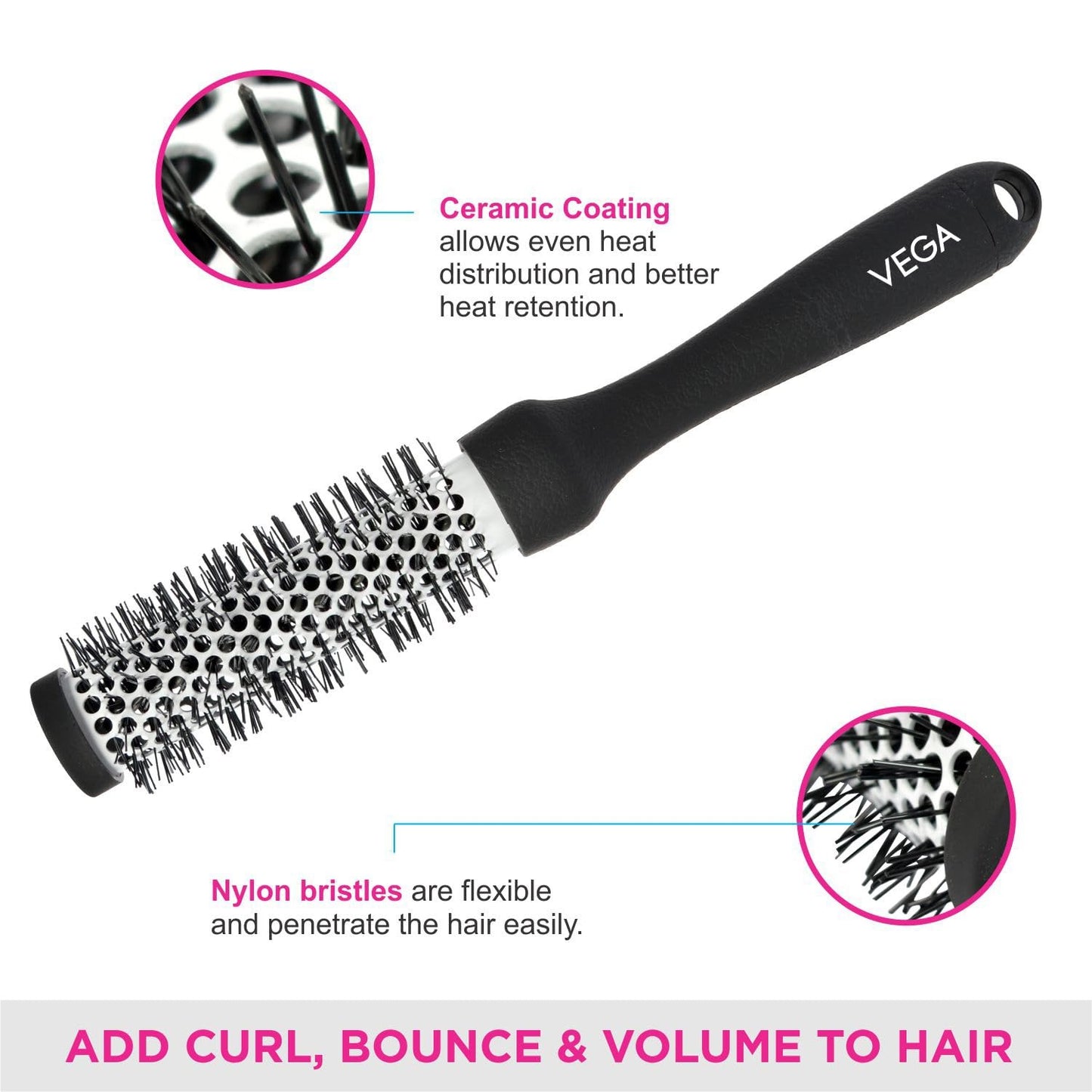 VEGA EXPERT H2-PRS HAIR BRUSH