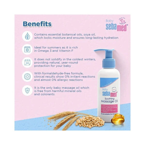 SEBAMED BABY MASSAGE OIL 150ML