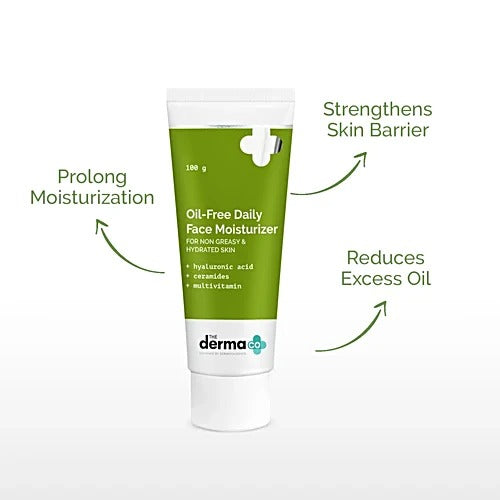 THE DERMA CO OIL FREE DAILY FACE MOISTURIZER 100 gm