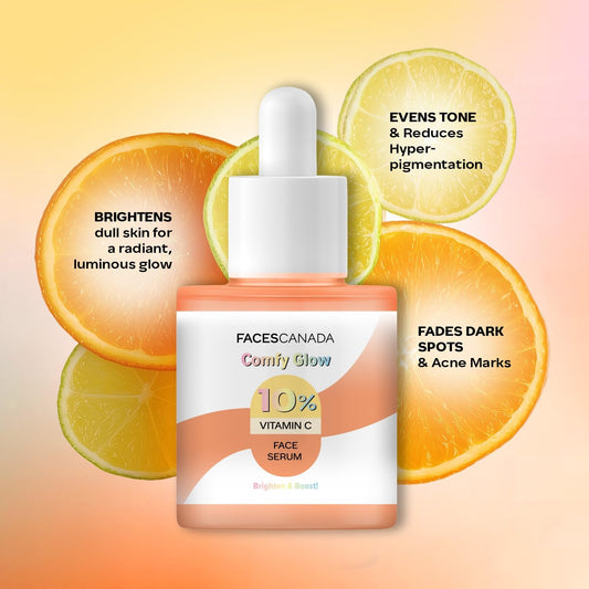 FACES CANADA COMFY GLOW 10% VITAMIN C FACE SERUM 30ML