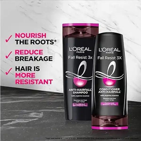 LOREAL PARIS FALL RESIST 3X ANTI HAIR FALL SHAMPOO ARGININE ESSENCE 396 ML