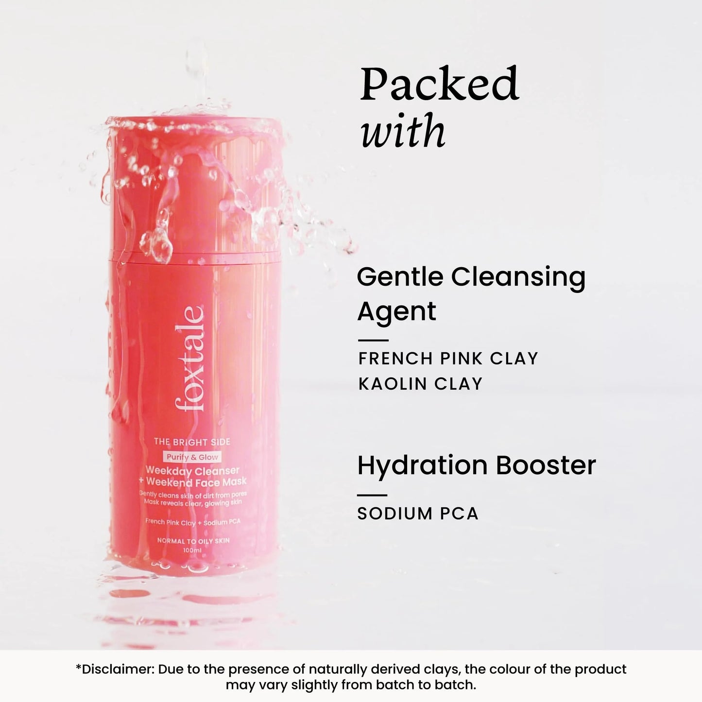 FOXTALE THE BRIGHT SIDE PURIFY AND GLOW FACE CLEANSER