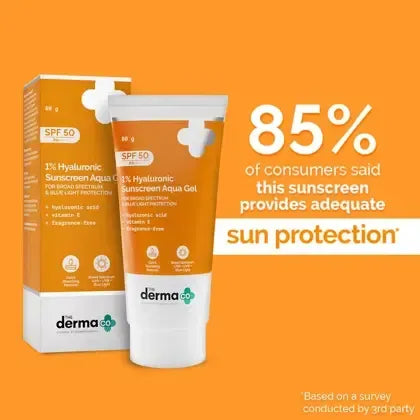THE DERMA CO 1% HYALURONIC ACID AQUA GEL SPF 50 80G