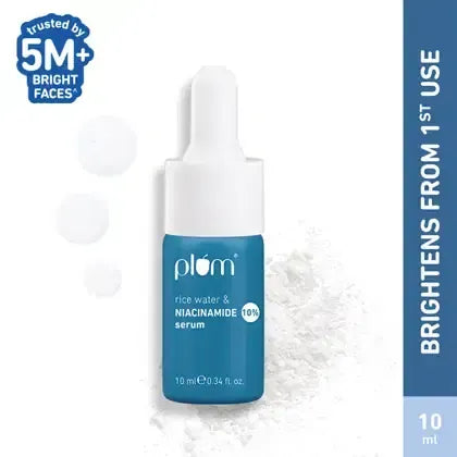 PLUM 10% SERUM RICE WATER & NIACINAMIDE- 10ML