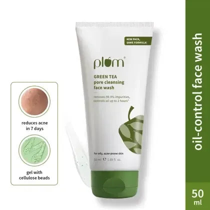 PLUM PORE CLEANSING FACE WASH GREEN TEA - 50 ML