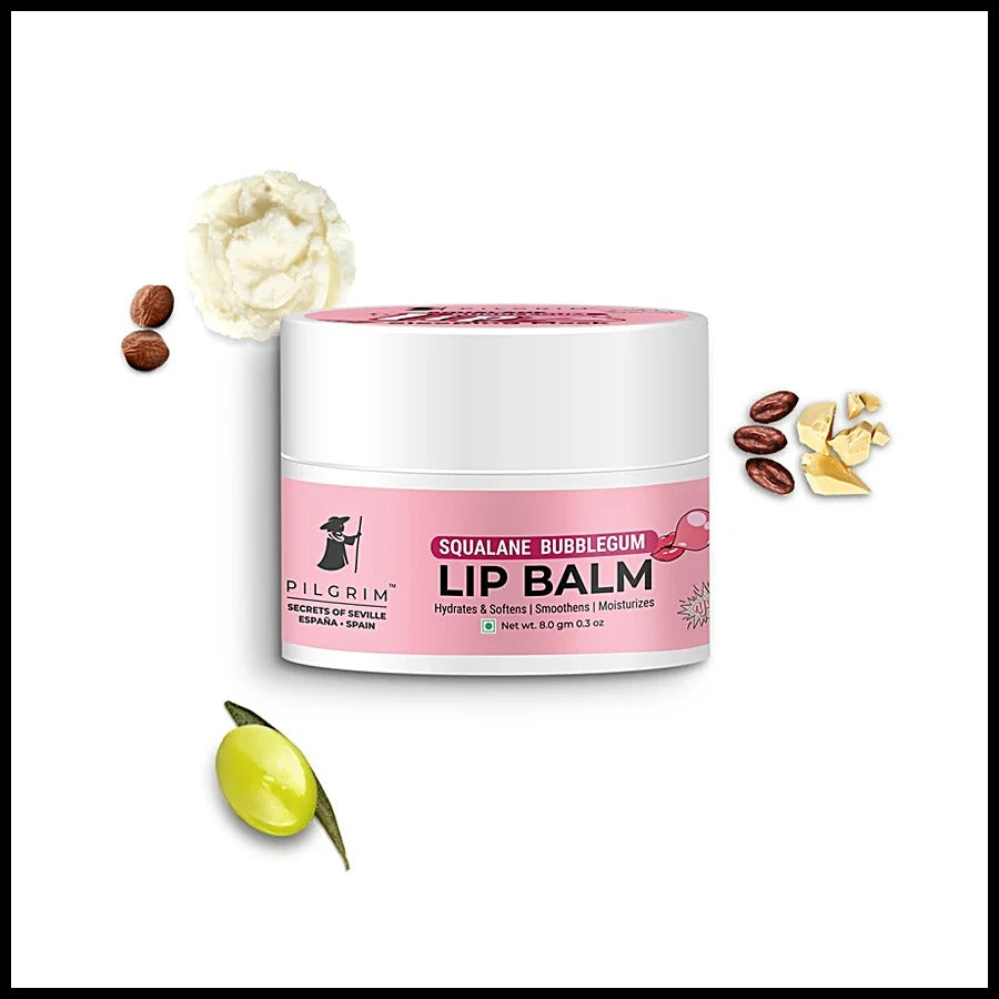 Pilgrim Spanish Squalane Lip Balm Bubblegum- 8 GM