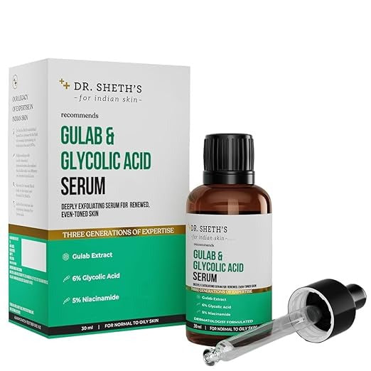 DR.SHETH'S GULAB & GLYCOLIC ACID SERUM- 30 ML