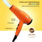 Ikonic Ultra Light Hair Dryer 2000 - Orange - Hair Dryer
