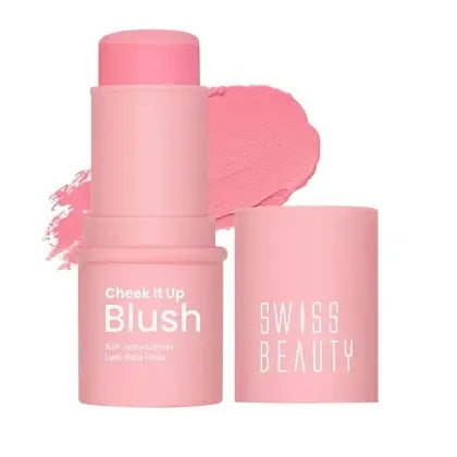 SWISS BEAUTY CHEEK IT UP BLUSH HIGH ON PINK 8GM