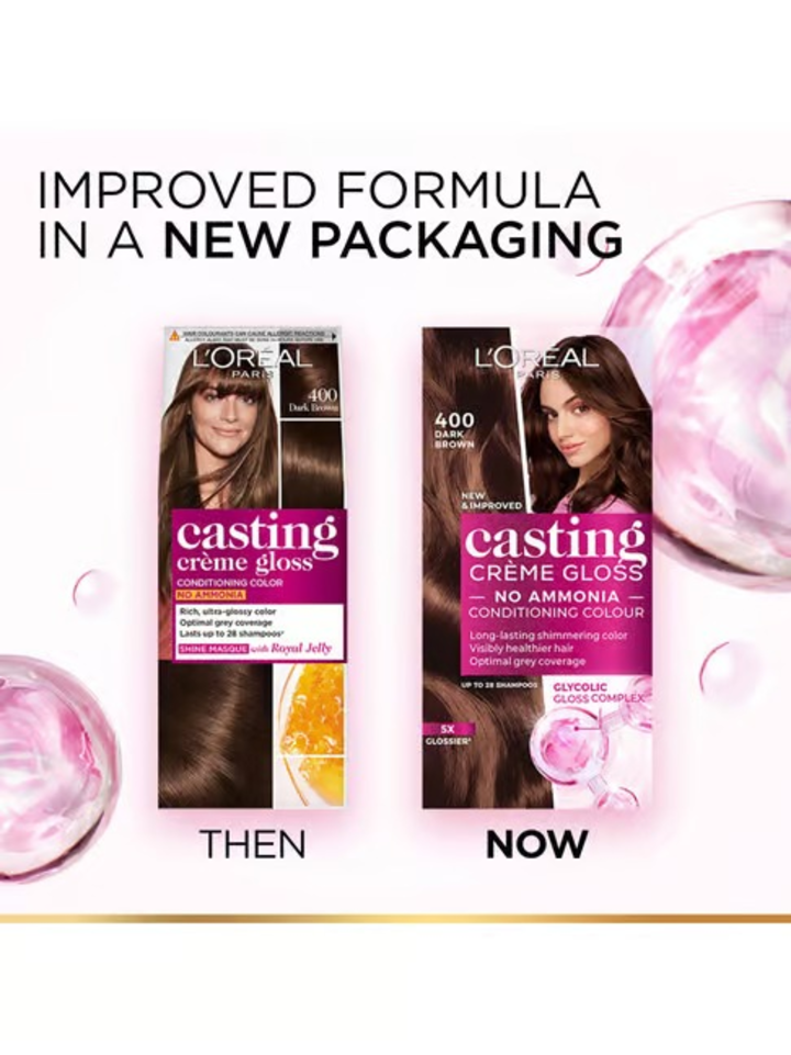 LOREAL CASTING CREME GLOSS 400 DARK BROWN