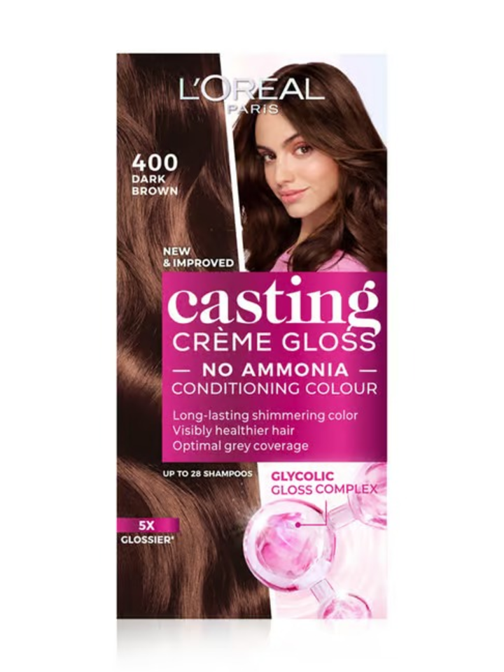 LOREAL CASTING CREME GLOSS 400 DARK BROWN