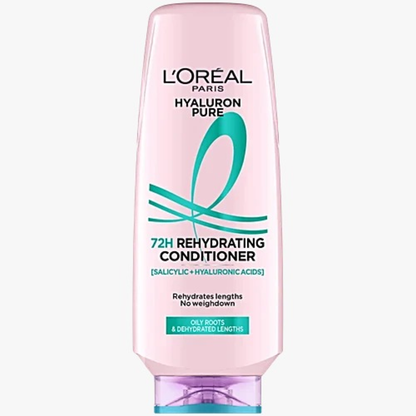 LOREAL PARIS HYALURON PURE 72H REHYDRATING SHAMPOO-175ML