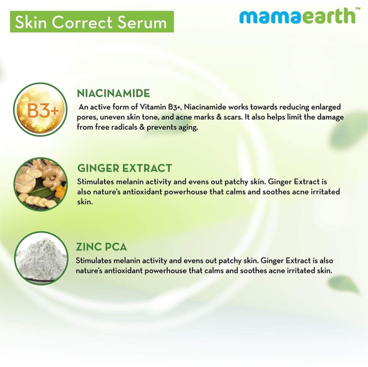 MAMAEARTH SKIN CORRECT FACE SERUM