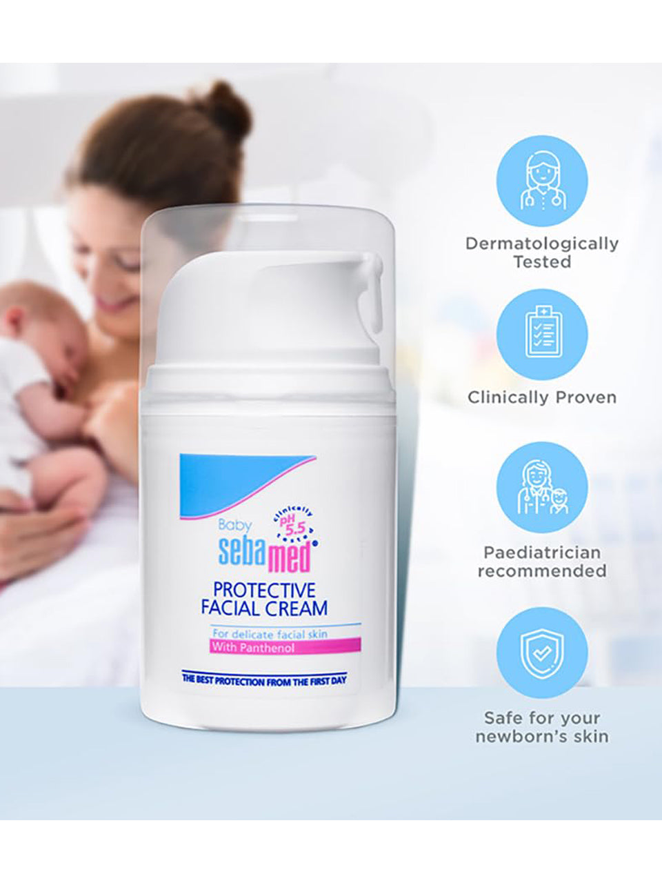 SEBAMED PROTECTIVE FACIAL CREAM 50ML