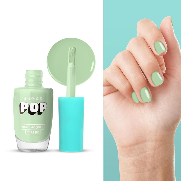 SUGAR POP Glossy Finish Nail Lacquer 49 Matcha Magic - 10 Ml
